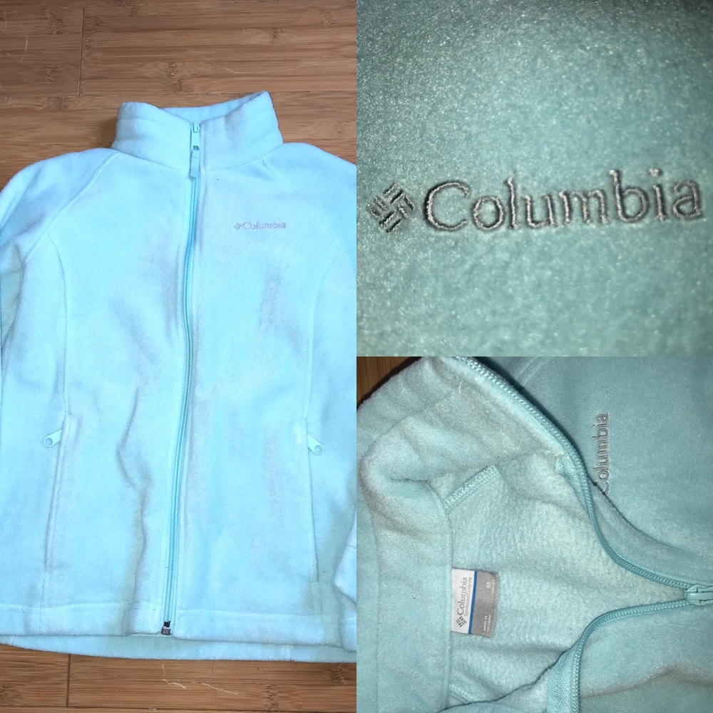 Colombia light blue zip up
